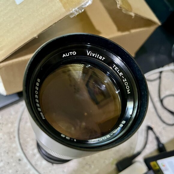 Vivitar tele-zoom 85mm-205mm 1:3.8 No.22134301 lens filter screw mount - Picture 9 of 10